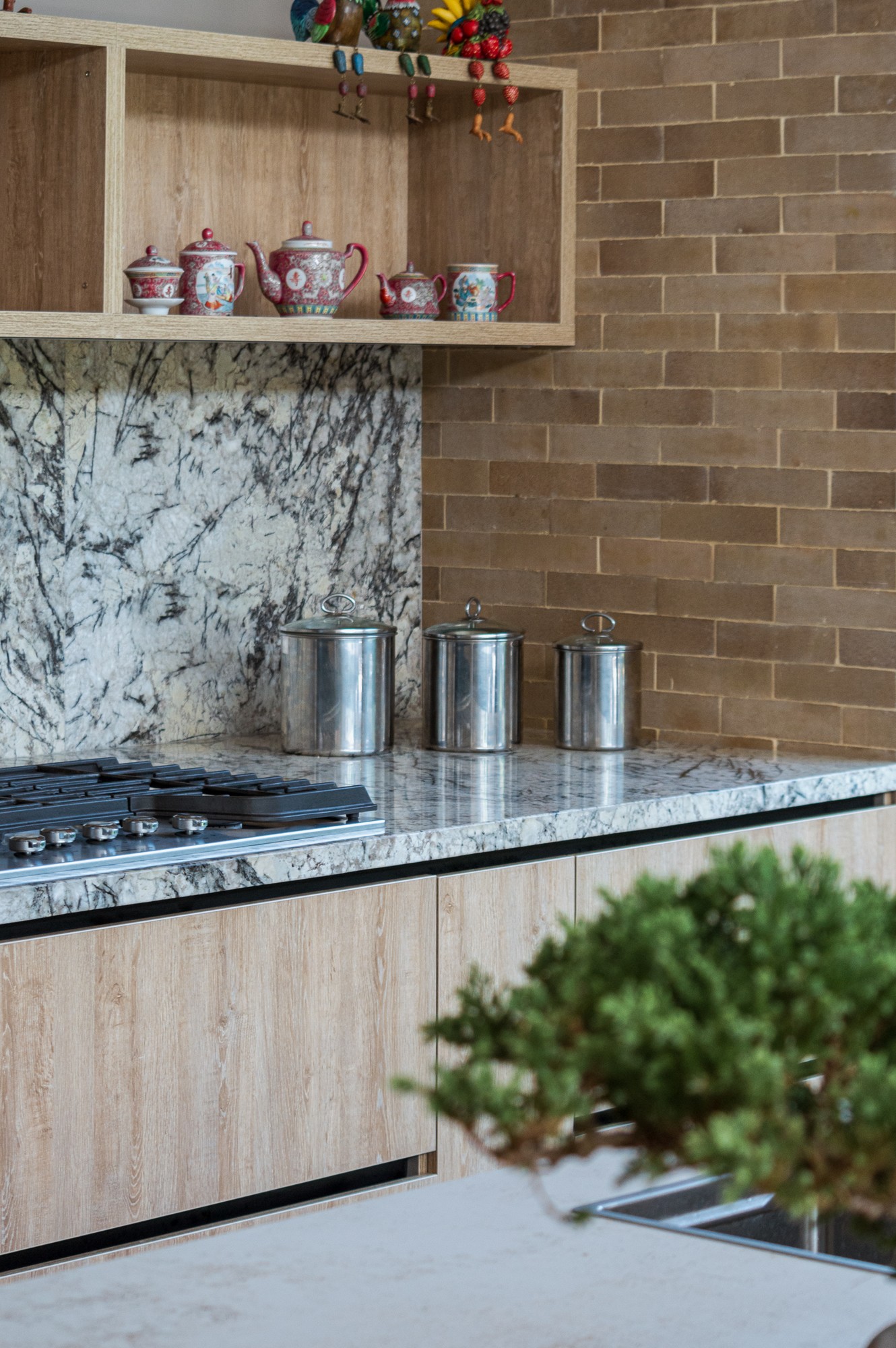 Detalle de cocina en proyecto Posada Eslava de CSARMIENTO