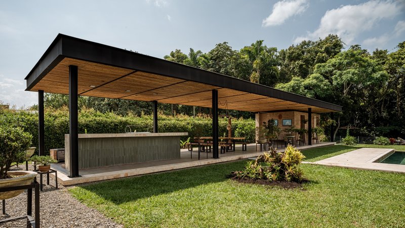 Kiosco exterior en proyecto Posada Eslava de CSARMIENTO