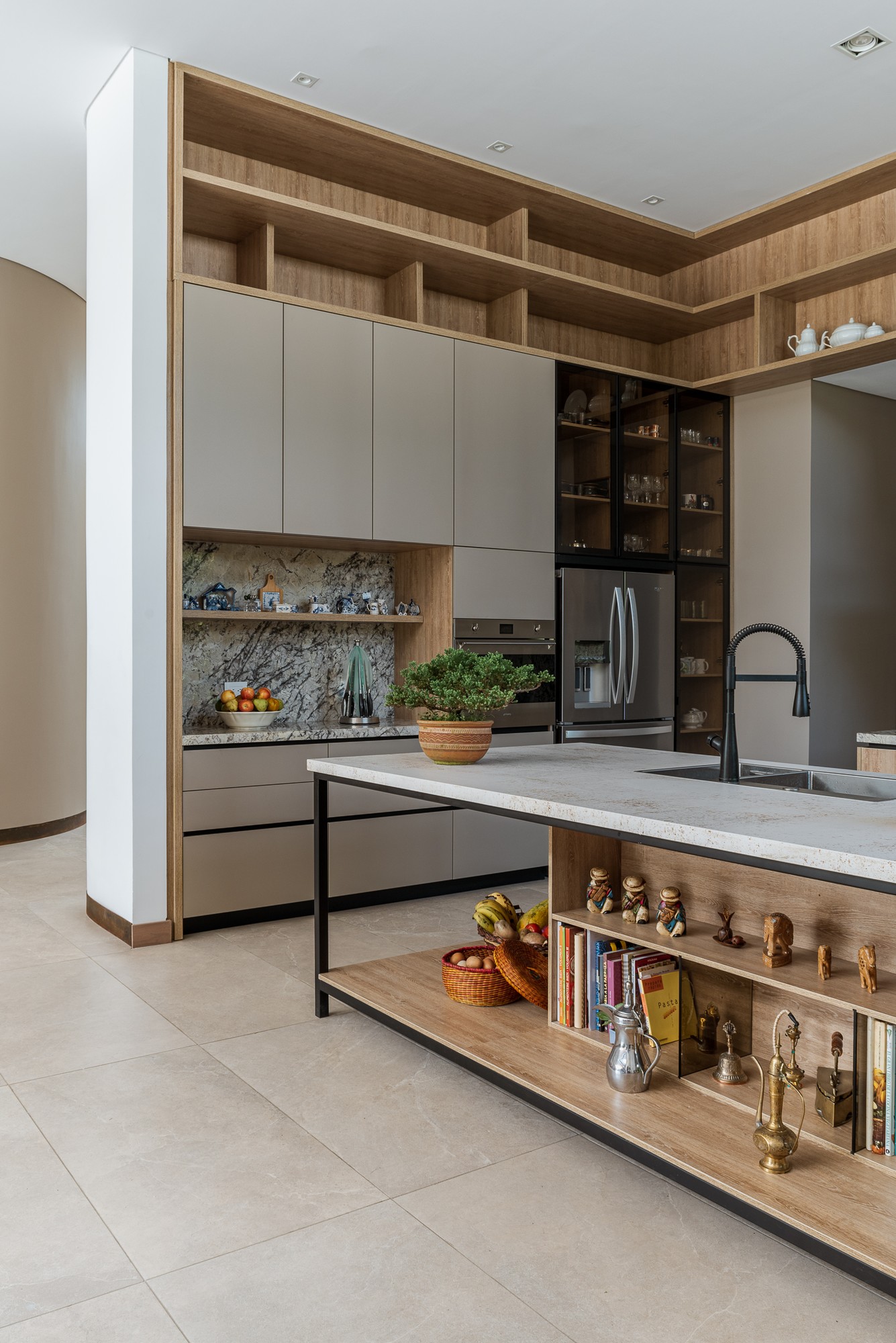 Mueble integrado en proyecto Posada Eslava de CSARMIENTO