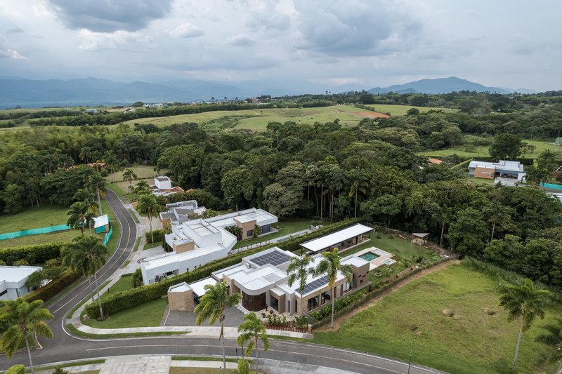 Vista aérea del proyecto Posada Eslava de CSARMIENTO